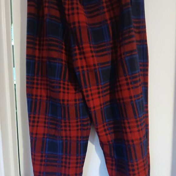 CUDDL Dud Women's Stretch Fleece Plaid Lounge Pants SZ L GUC - Picture 6 of 10